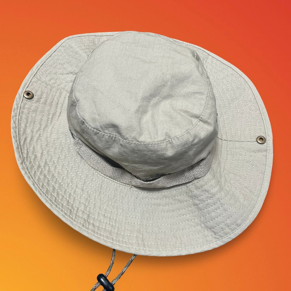 Swiss Tech Mens Boonie Hat  L/XL Performance Gear Wide Brim Fishing Sun Cap Tan